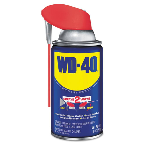 WD-40 Smart Straw Spray Lubricant, Aerosol, 8oz